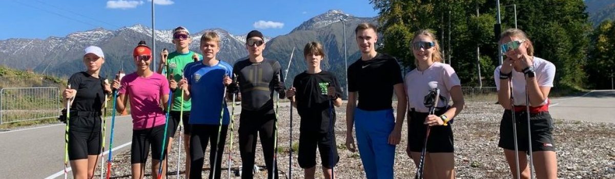 Тренировочной сбор лыжников и биатлонистов школы в г. Сочи на лыже-биатлонном комплексе «Лаура»